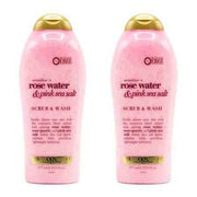 OGX rose water + Pink sea salt body wash