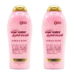 OGX rose water + Pink sea salt body wash