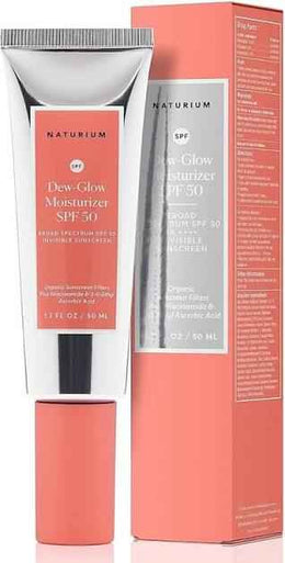 Naturium dew glow moisturiser spf 50